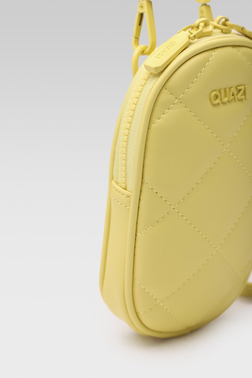 
                Quazi - Torebka pikowana żółta - 5903698607641