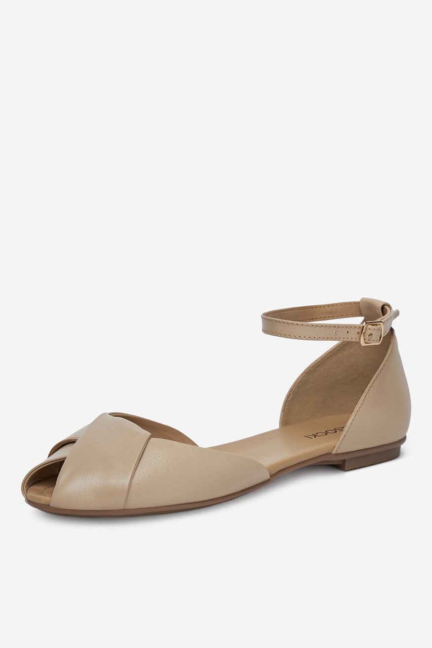 
                Lasocki - Baleriny skórzane - 5903698601939