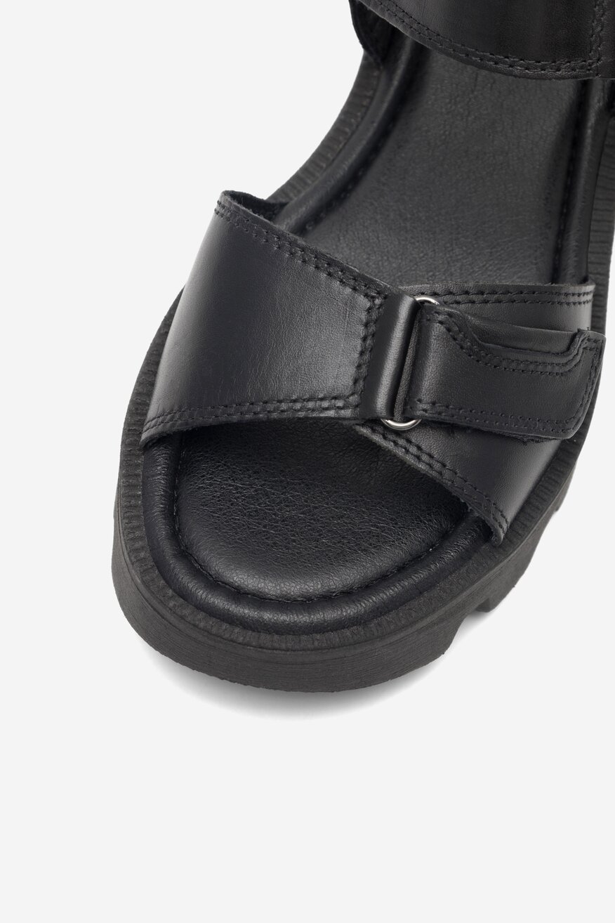 Lasocki - Sandały skórzane - 5905588396345