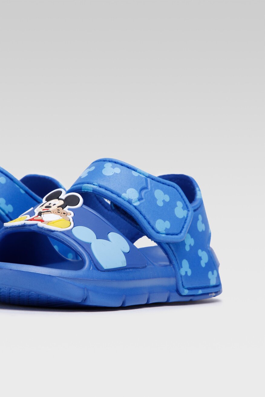 Mickey&Friends - Sandały z printem niebieskie - 5903698281315