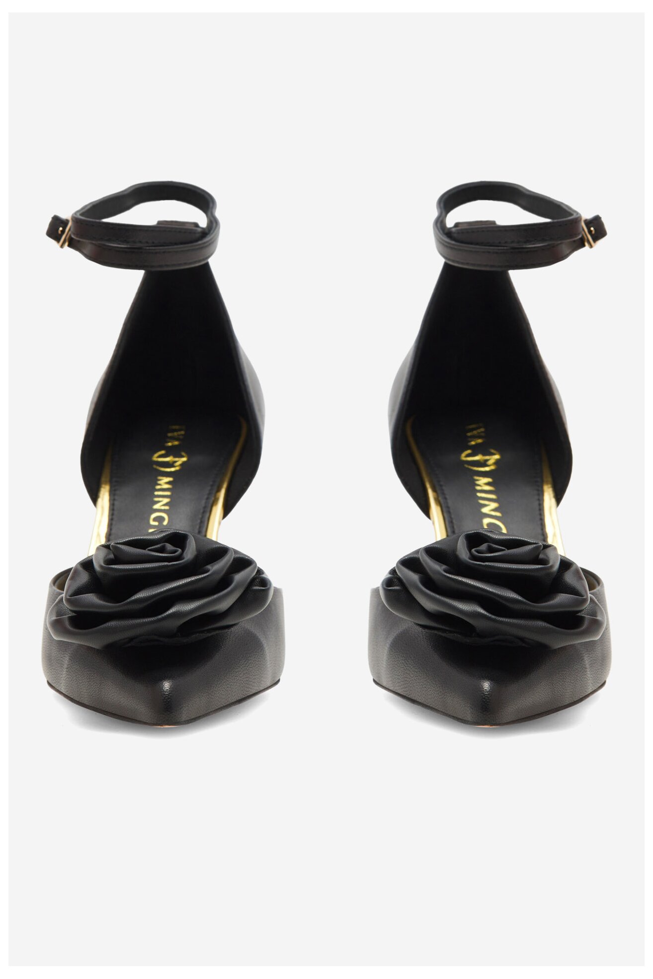 Körömcipő EVA MINGE ROSE-V1520-15 FEKETE