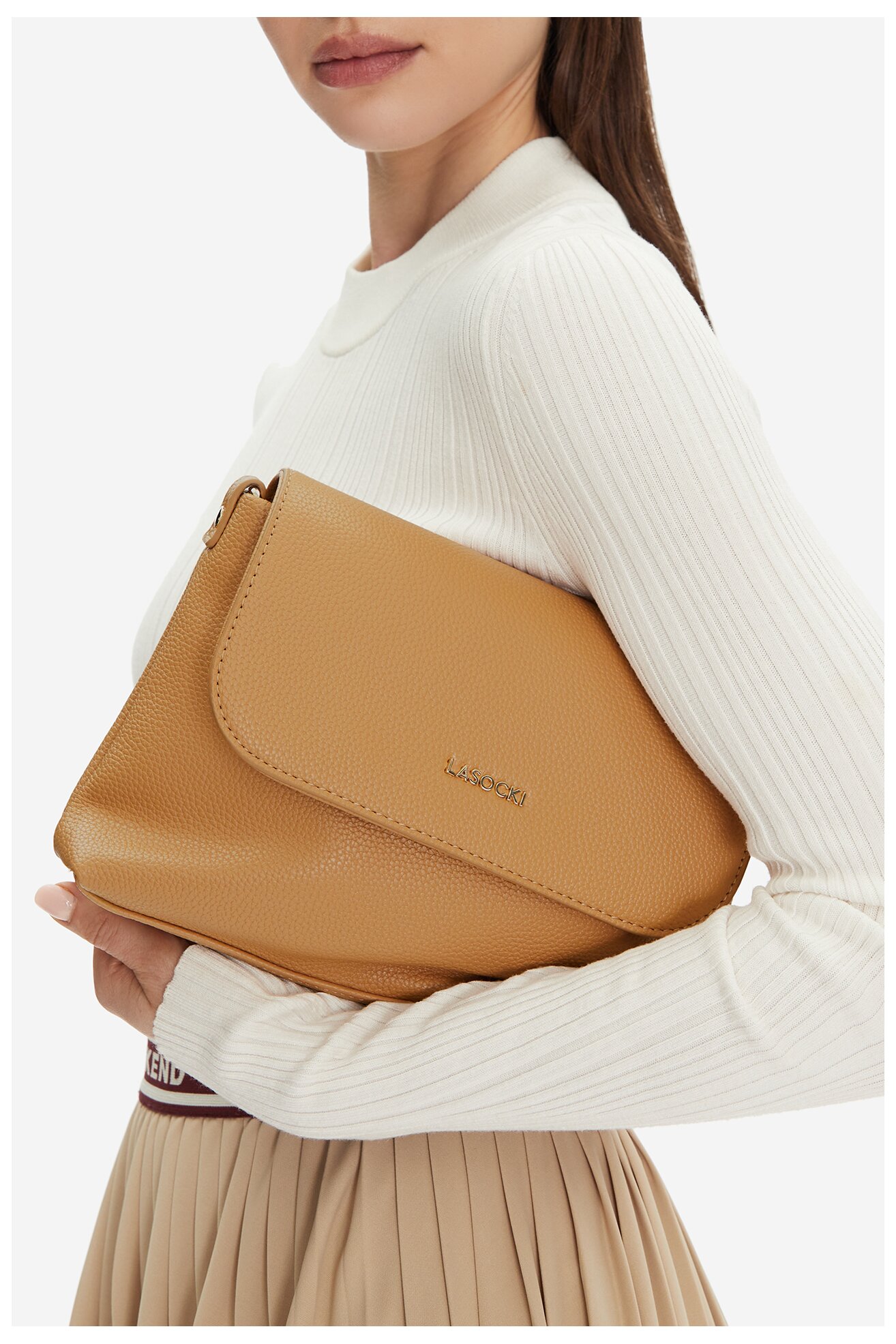 Kézitáska Lasocki LSK-O-002-07 BÉZS