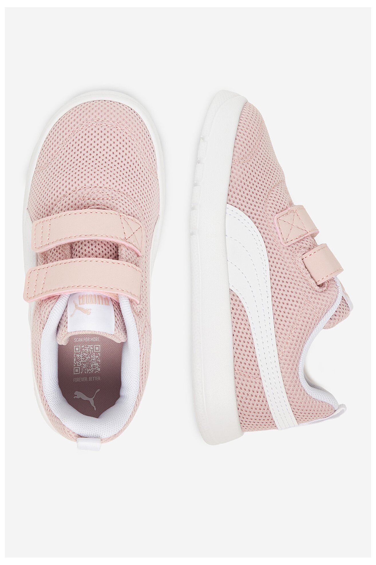 Obuwie sportowe Puma EO-COURTFLEX V3 MESH INF 39808603 Różowy