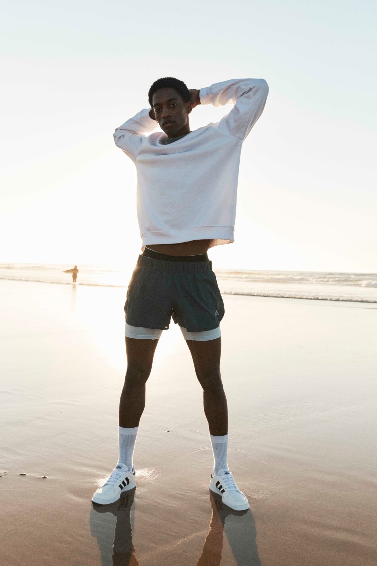 Obuwie sportowe adidas BREAKNET FX8707 Biały