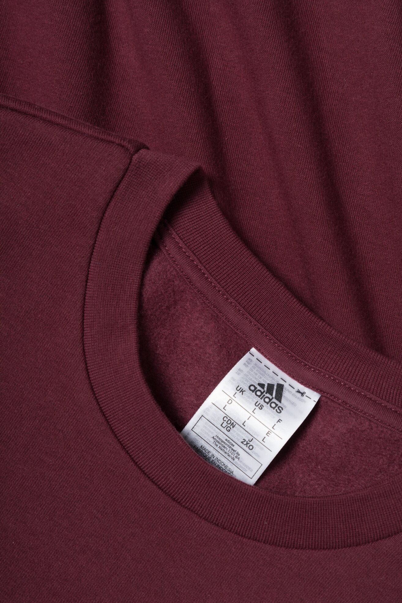 Bluza adidas H47022 Bordowy