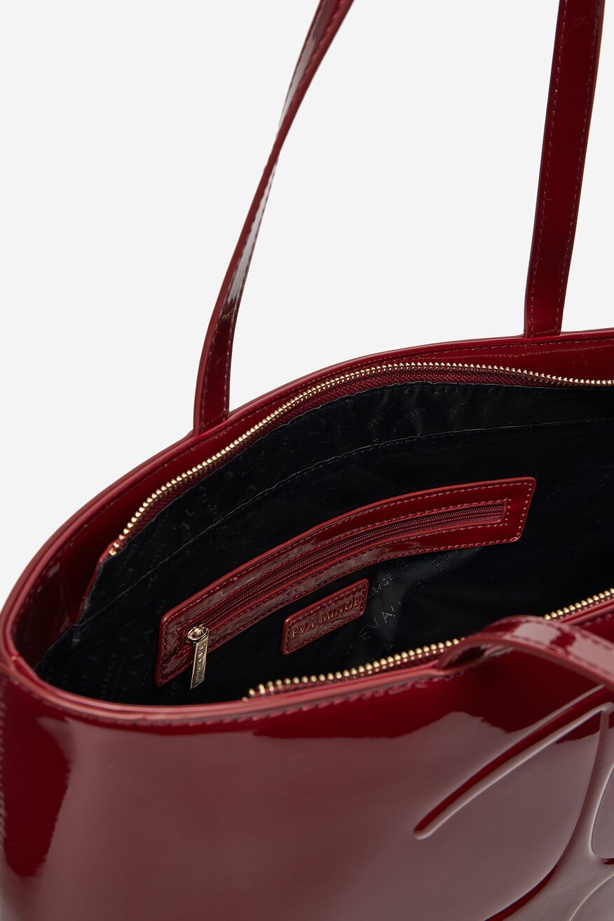 Дамска чанта EVA MINGE БОРДО - 5906751330128