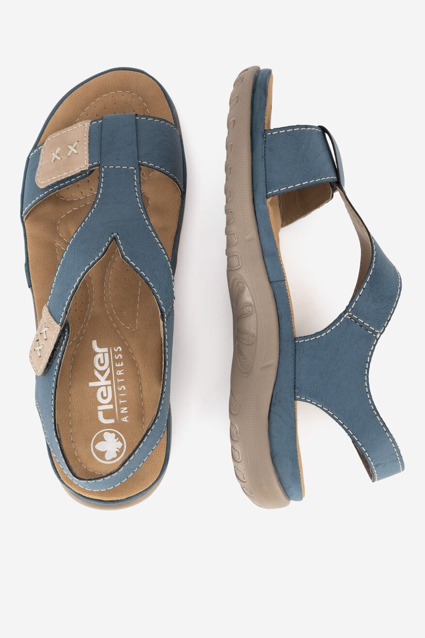 
                Rieker - Sneakersy na rzepy - 2230056232737