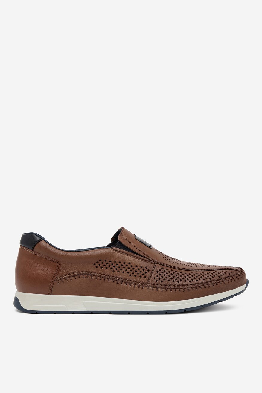 Polobotka Rieker HNĚDÁ - 2230078396493