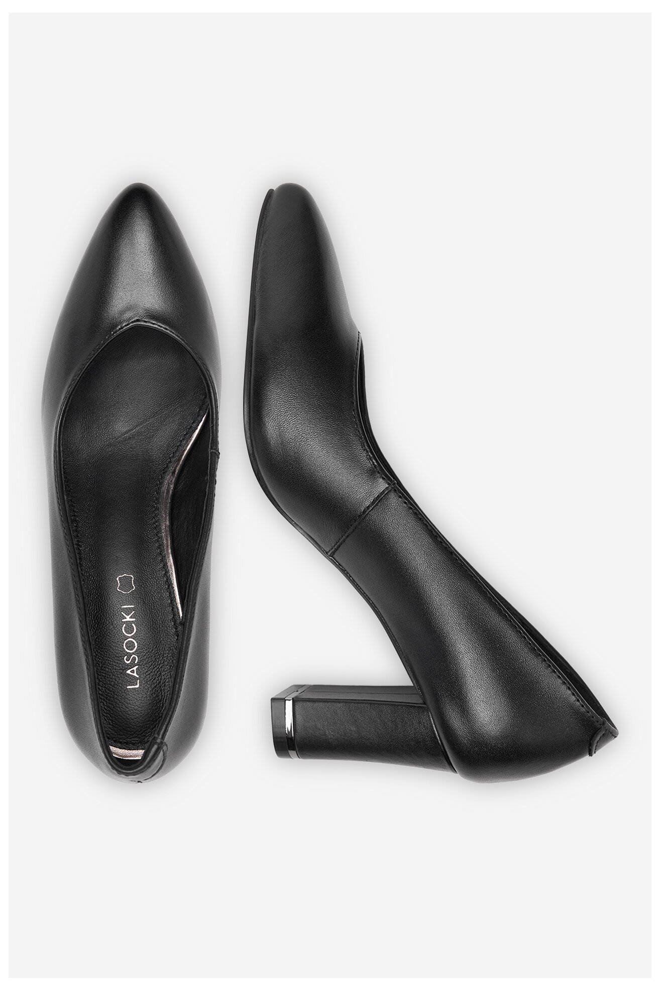 Pantofi cu toc Lasocki CEO-WSS21633-01 NEGRU