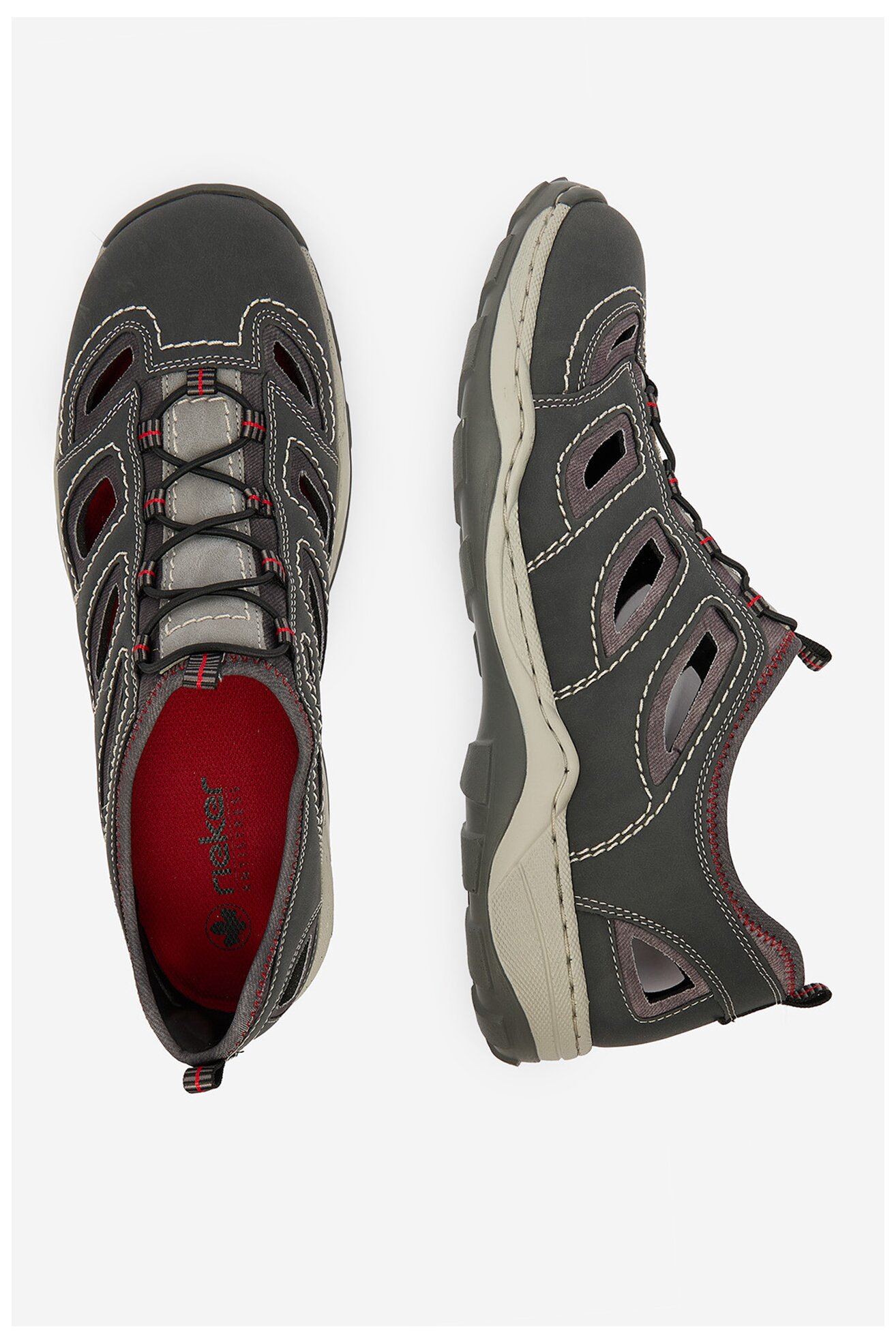 Sandały Rieker CEO-08065-46 Szary