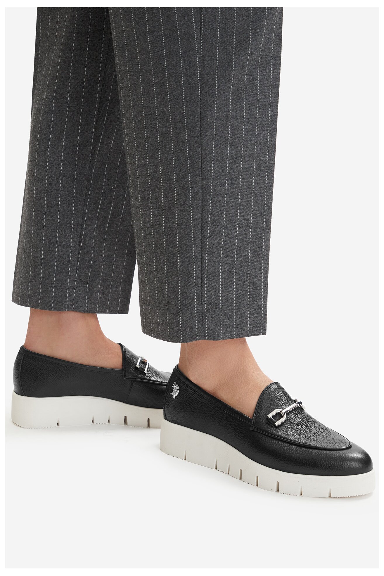 Mokasyn U.S. POLO ASSN. EO-NOVA001W/6L1 Czarny