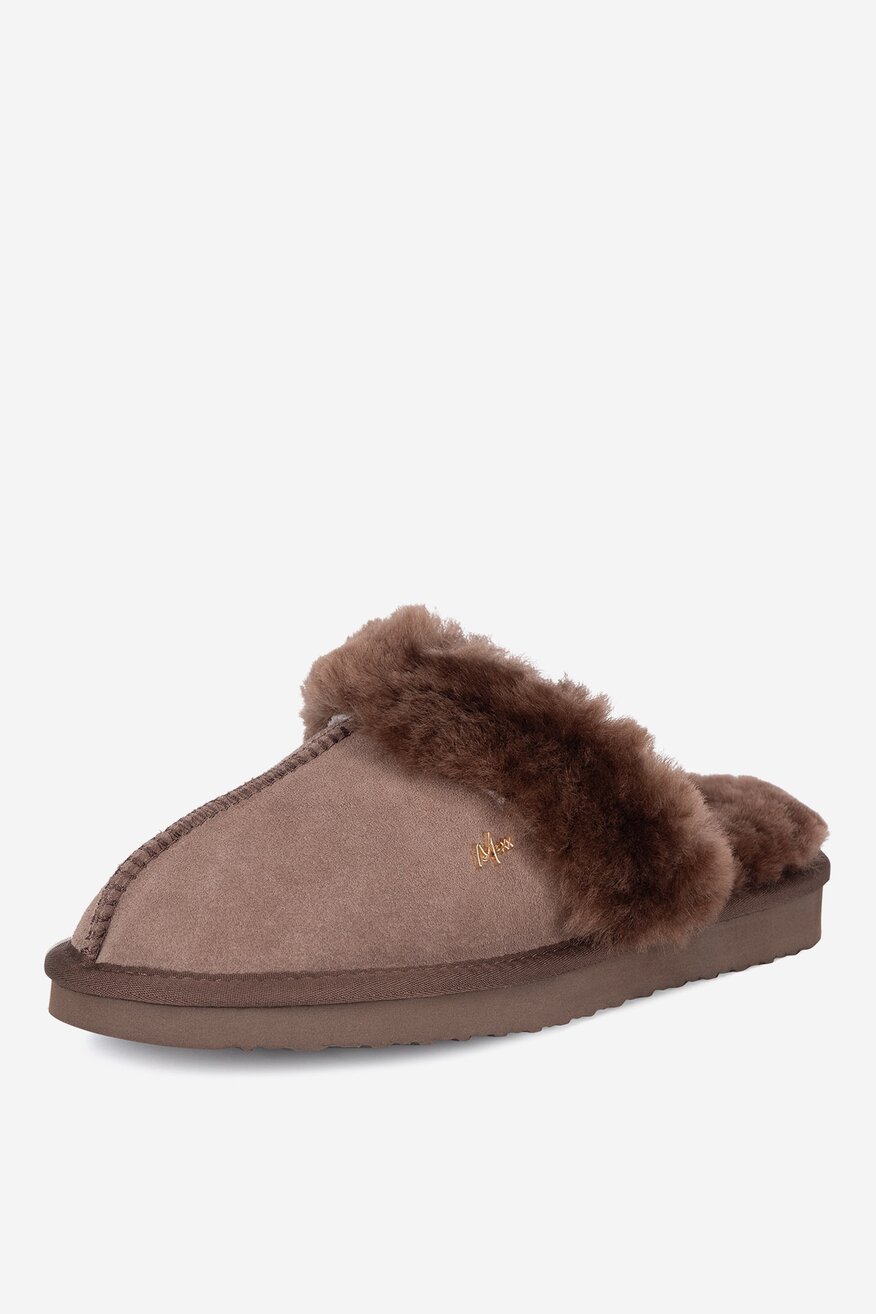 
                Mexx - Kapcie zamszowe ocieplane - 5905588924180