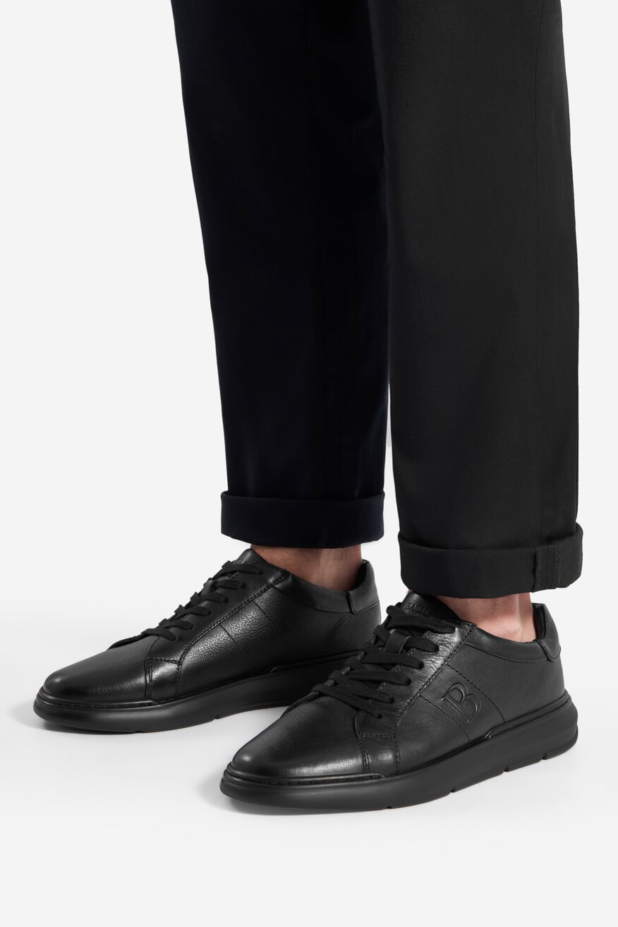 Badura - Sneakersy skórzane - 5905588942658