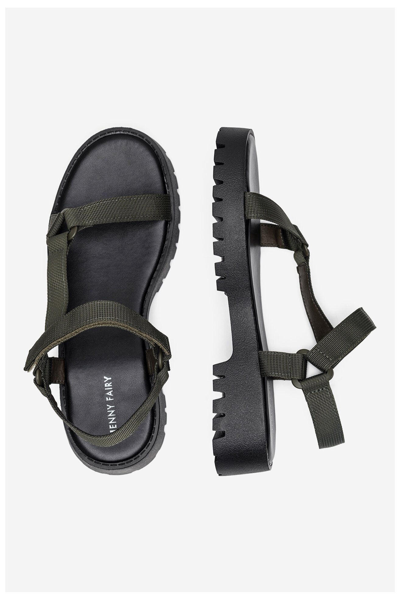 Sandály Jenny Fairy JD23-0417-56 KHAKI