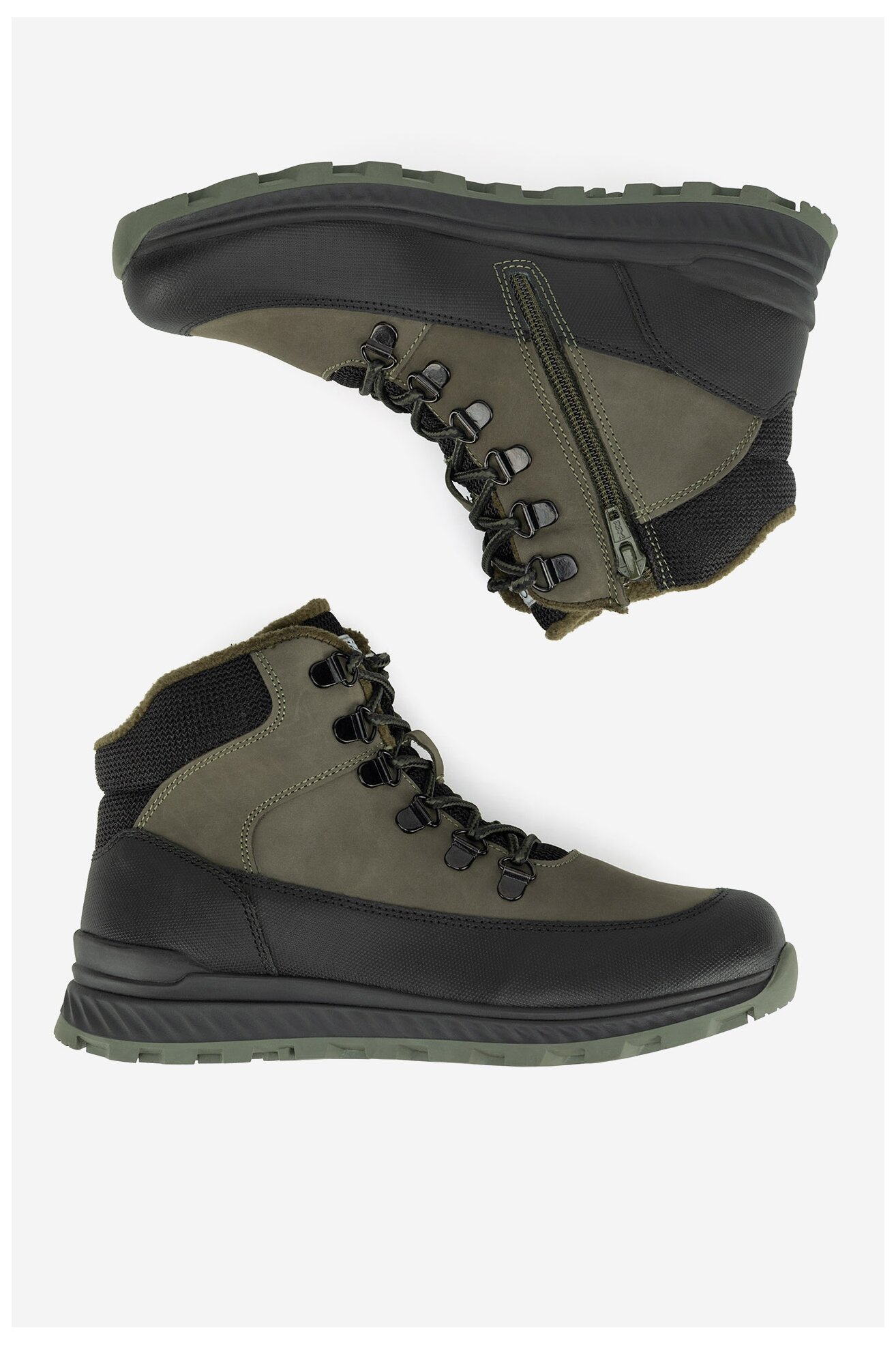 Šněrovací vyšší obuv Lasocki Young ADAMUS BI12-ADAMUS-03. KHAKI