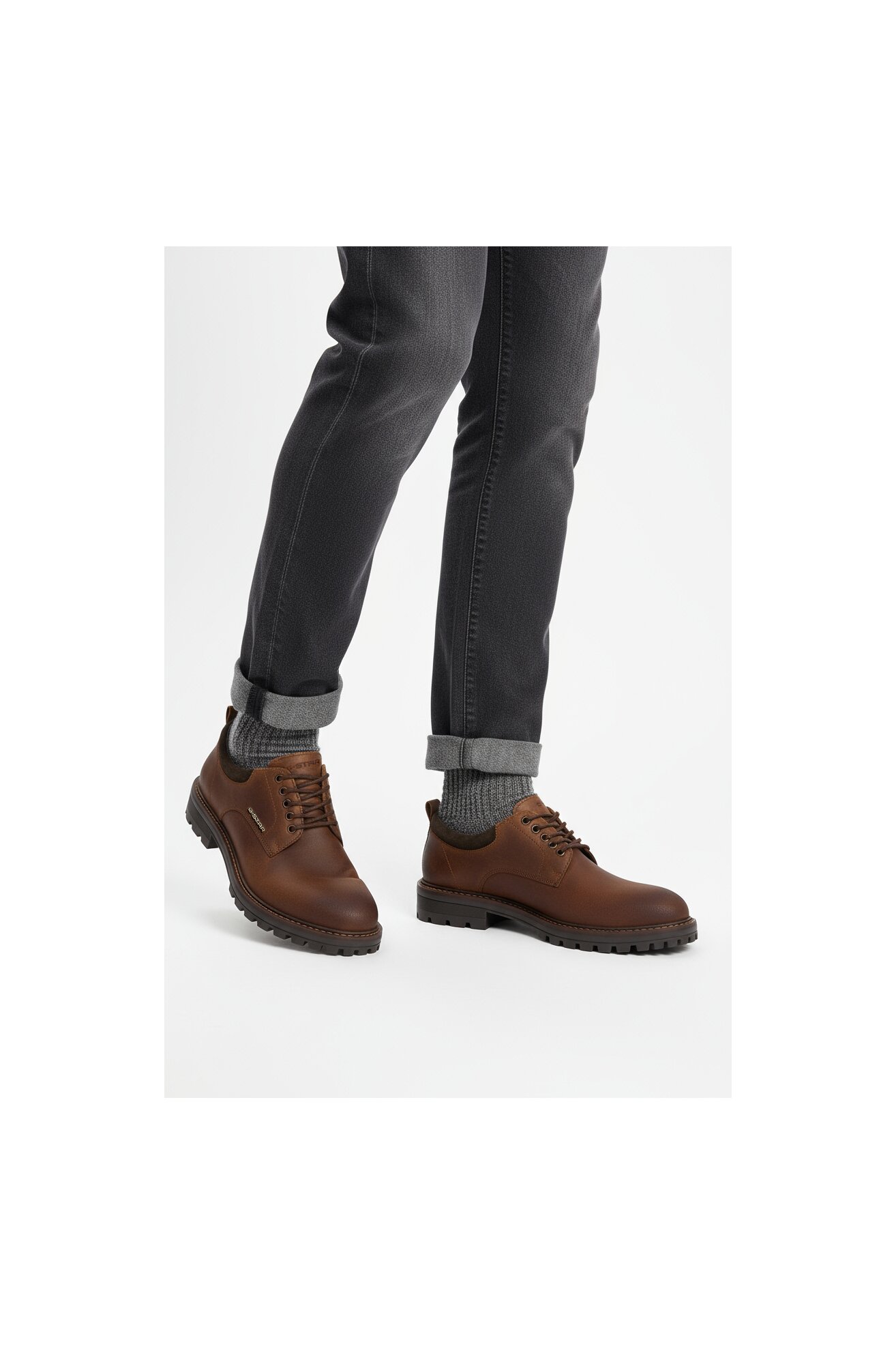 Félcipő G-STAR RAW CEO-NOLAN-10 MI24 BARNA