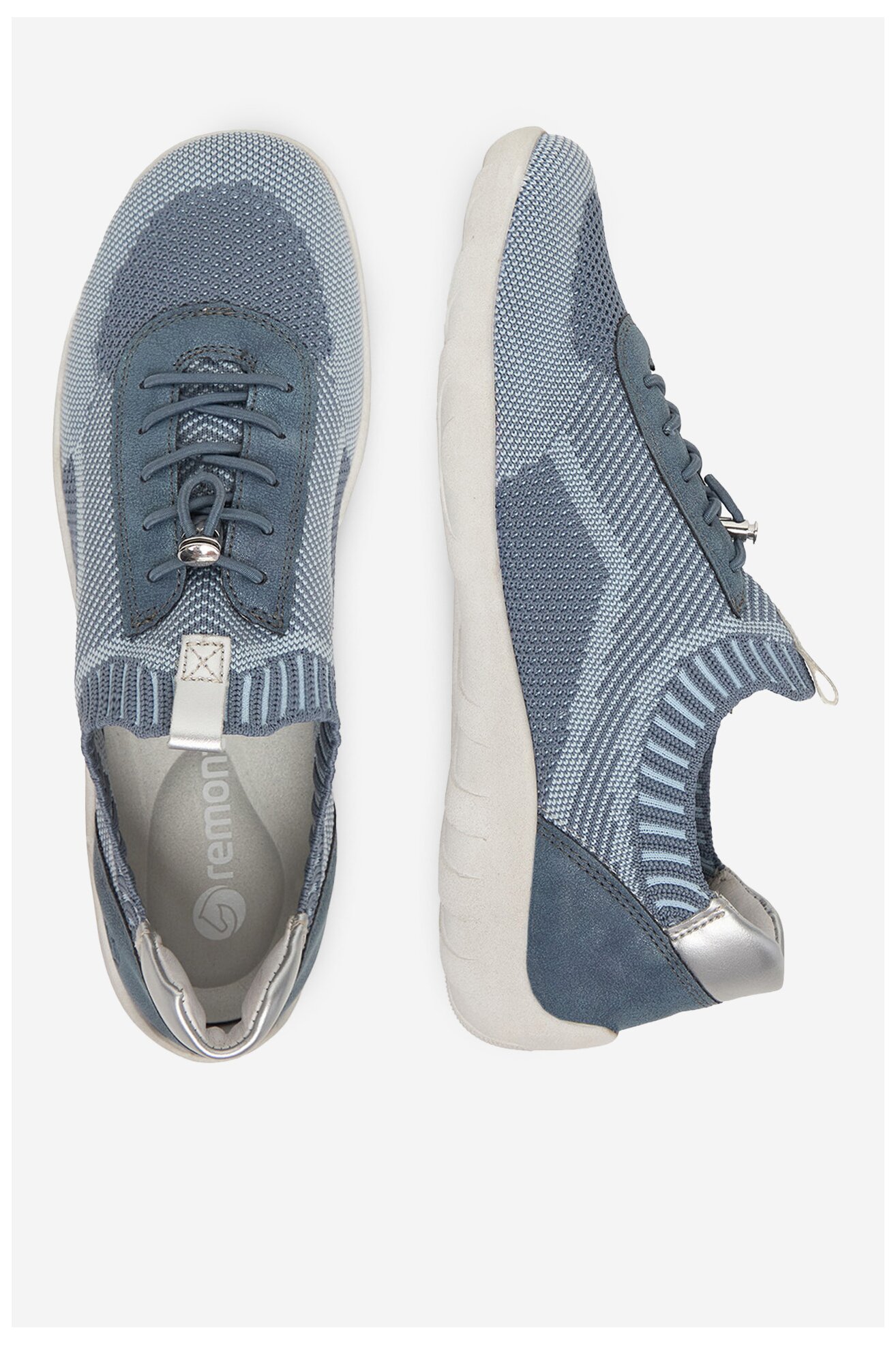 Półbuty Remonte CEO-R3518-15 Jeansowy