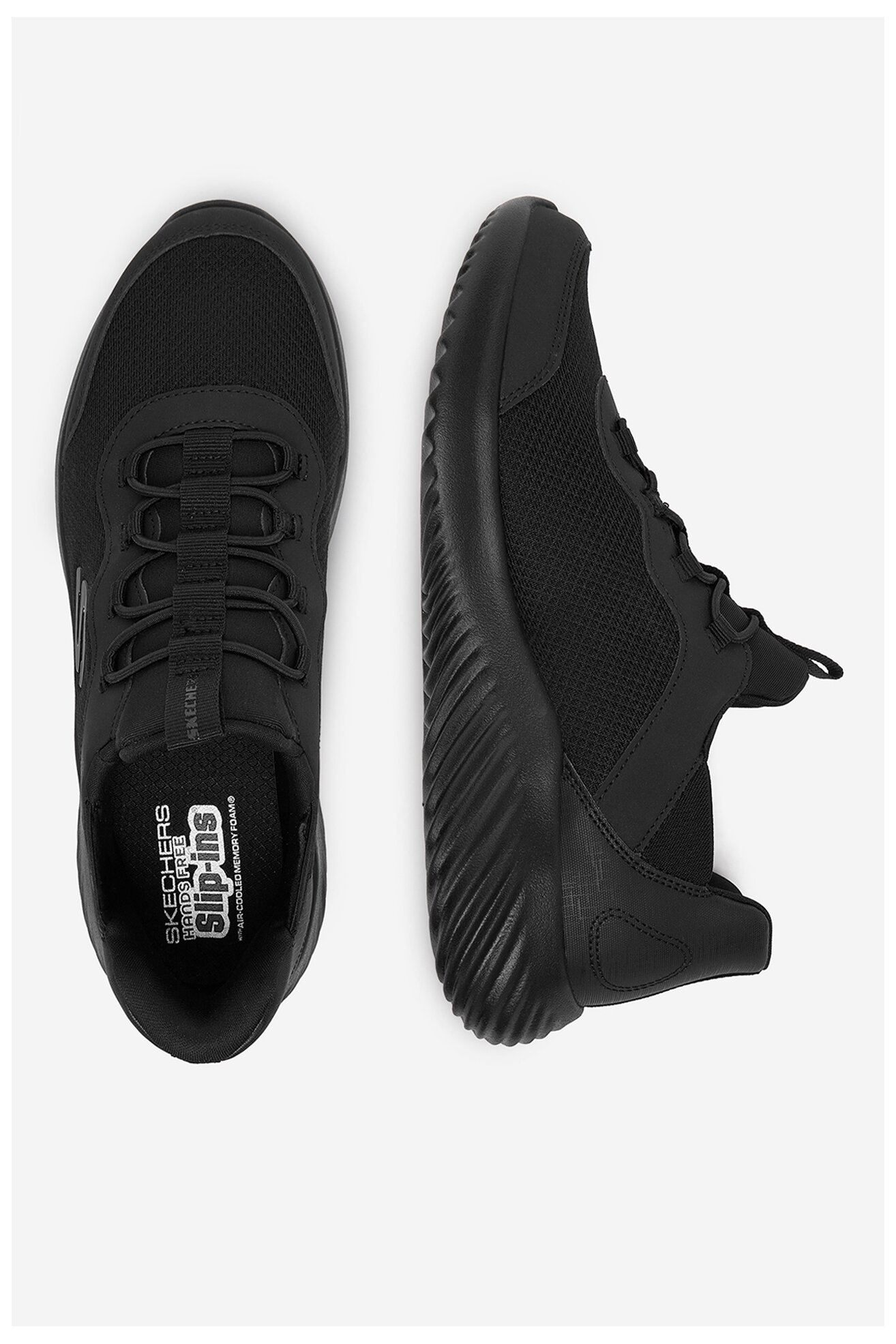 Спортни обувки Skechers C-SLIPINS: BOUNDER BRISK 403822L BBK ЧЕРЕН