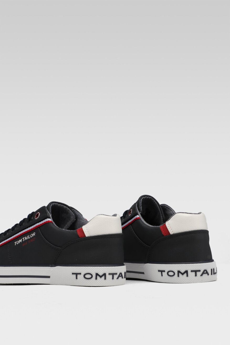 
                Tom Tailor - Półbuty granatowe sznurowane - 5903698427171