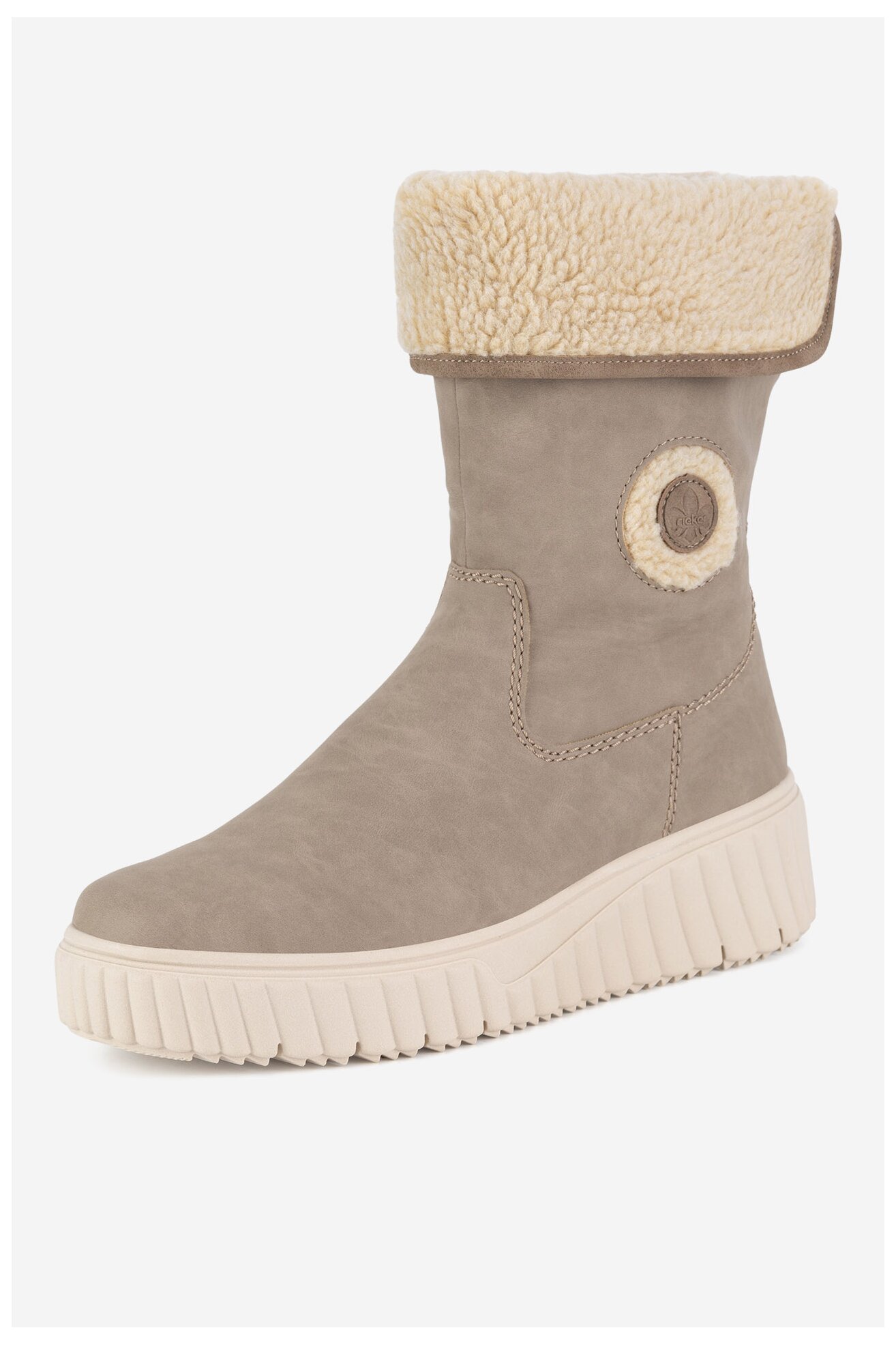 Botki Rieker N2554-60 Beżowy