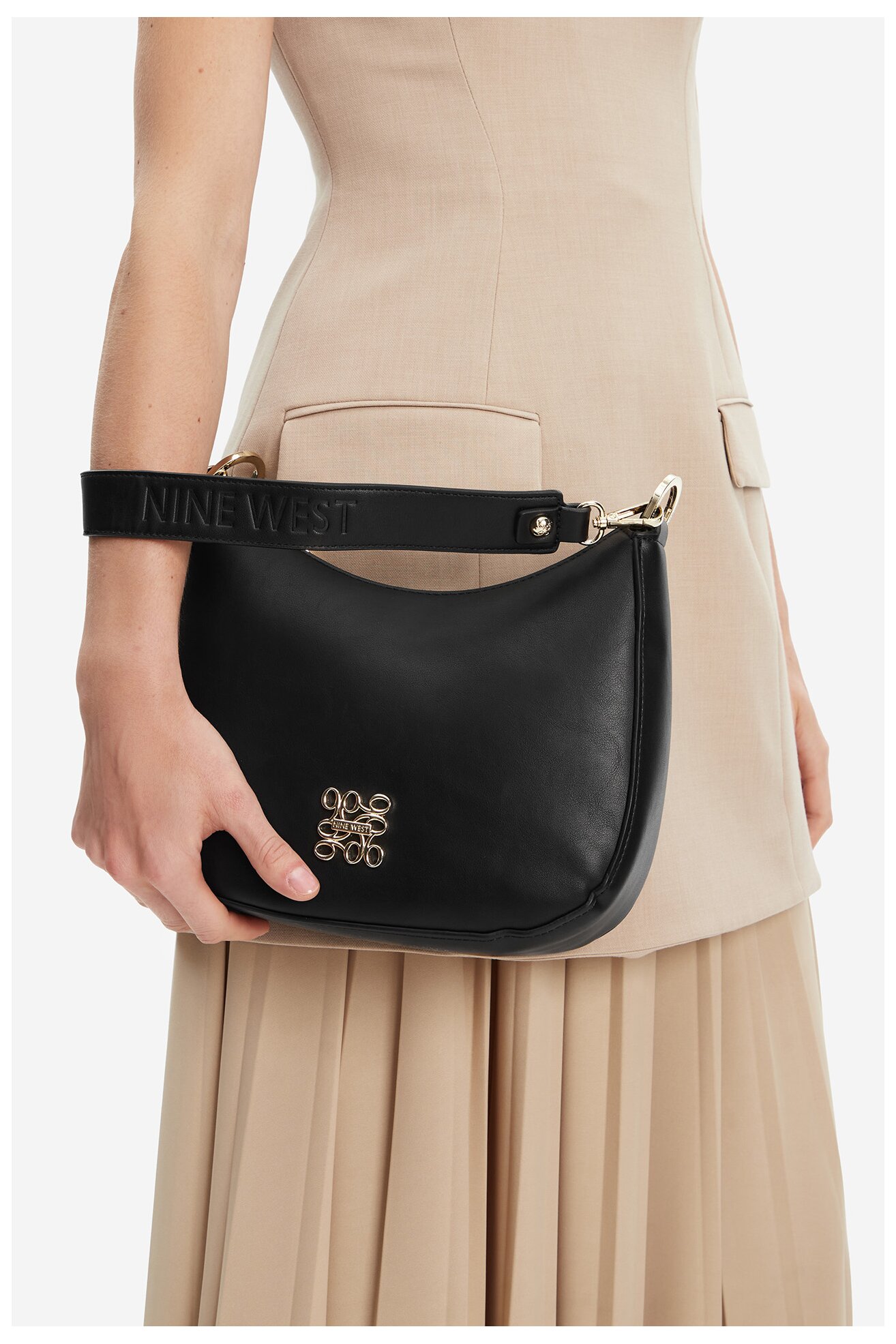 Kézitáska NINE WEST CEO-NANCY-H241690 FEKETE