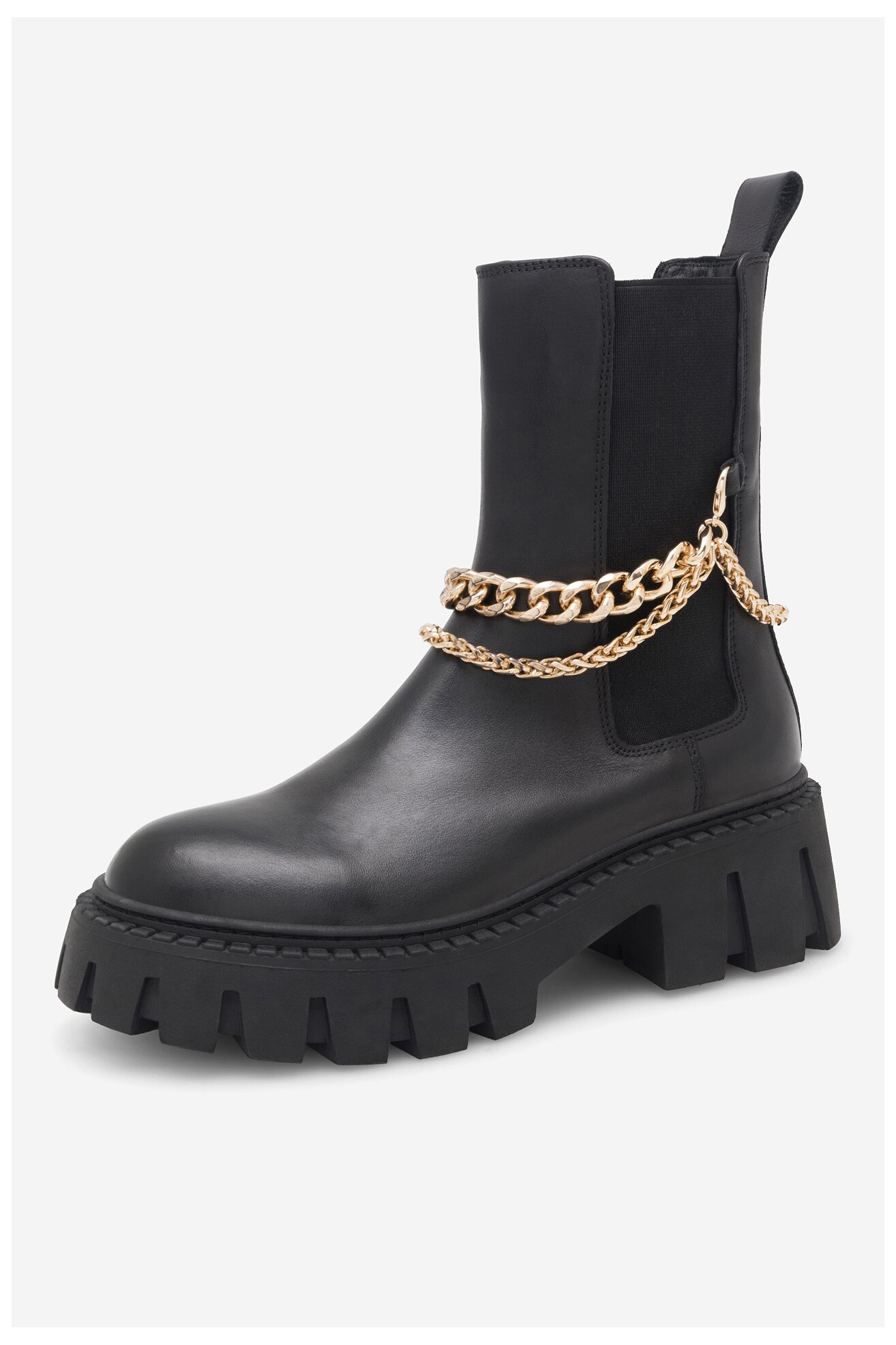 Ghete EVA MINGE GANDRA-8320-01-3 NEGRU