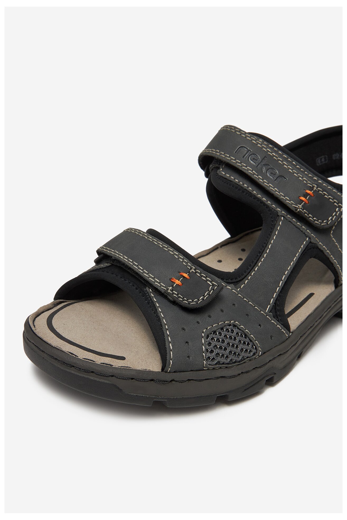 Szandál Rieker 26156-47 FEKETE