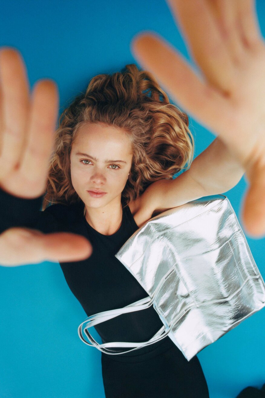 
                Jenny Fairy - Torebka metaliczna srebrna - 5903698328720