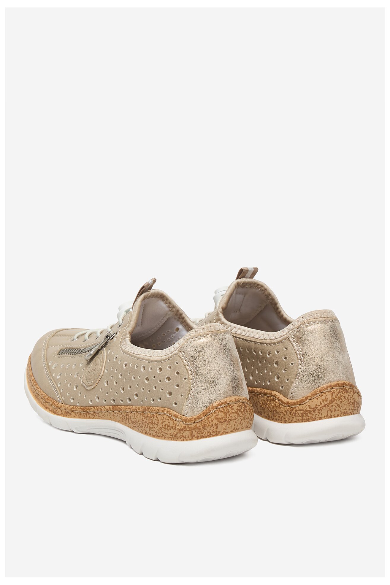 Półbuty Rieker CEO-N42P6-62 Beżowy