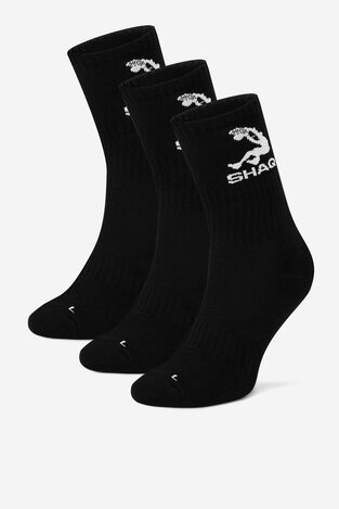 Шкарпетка SHAQ SHQ-MB-003-AW24 (3-PACK) ЧОРНИЙ