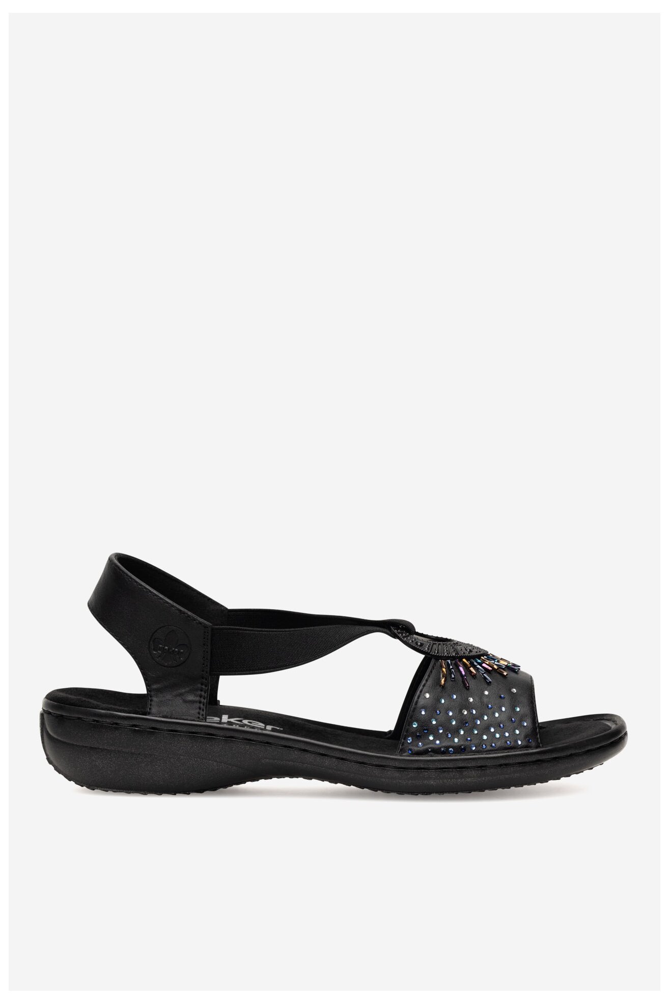 Sandały Rieker 60880-00 Czarny