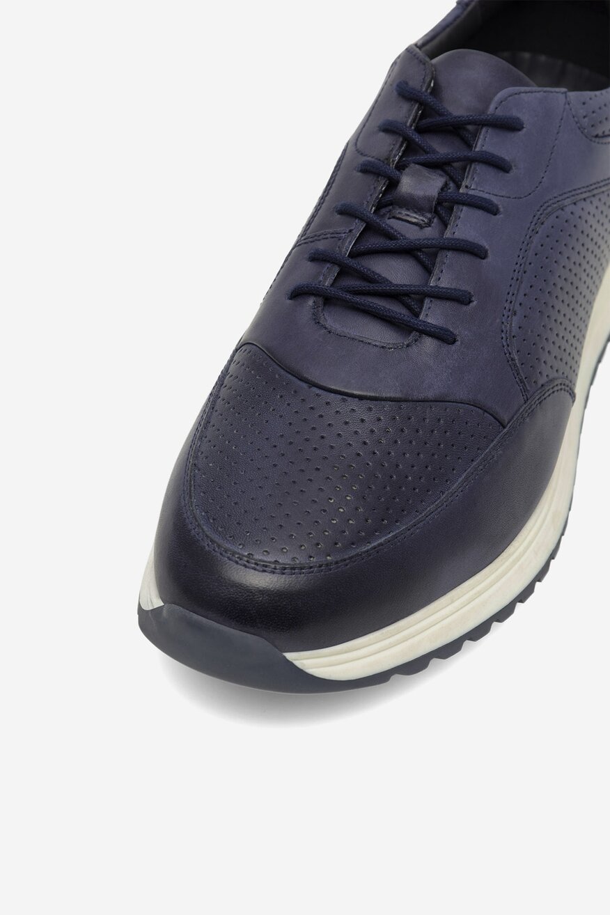 Lasocki - Sneakersy skórzane - 5905588449515