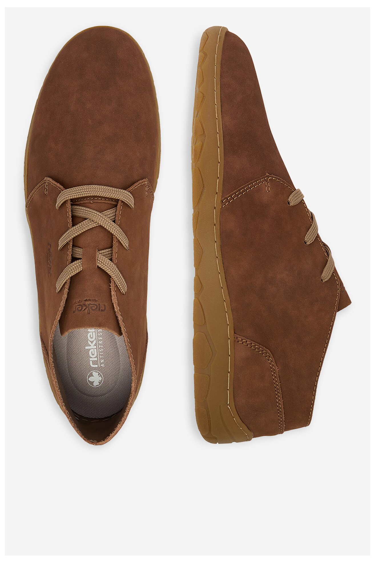 Półbuty Rieker CEO-08301-24 Brązowy