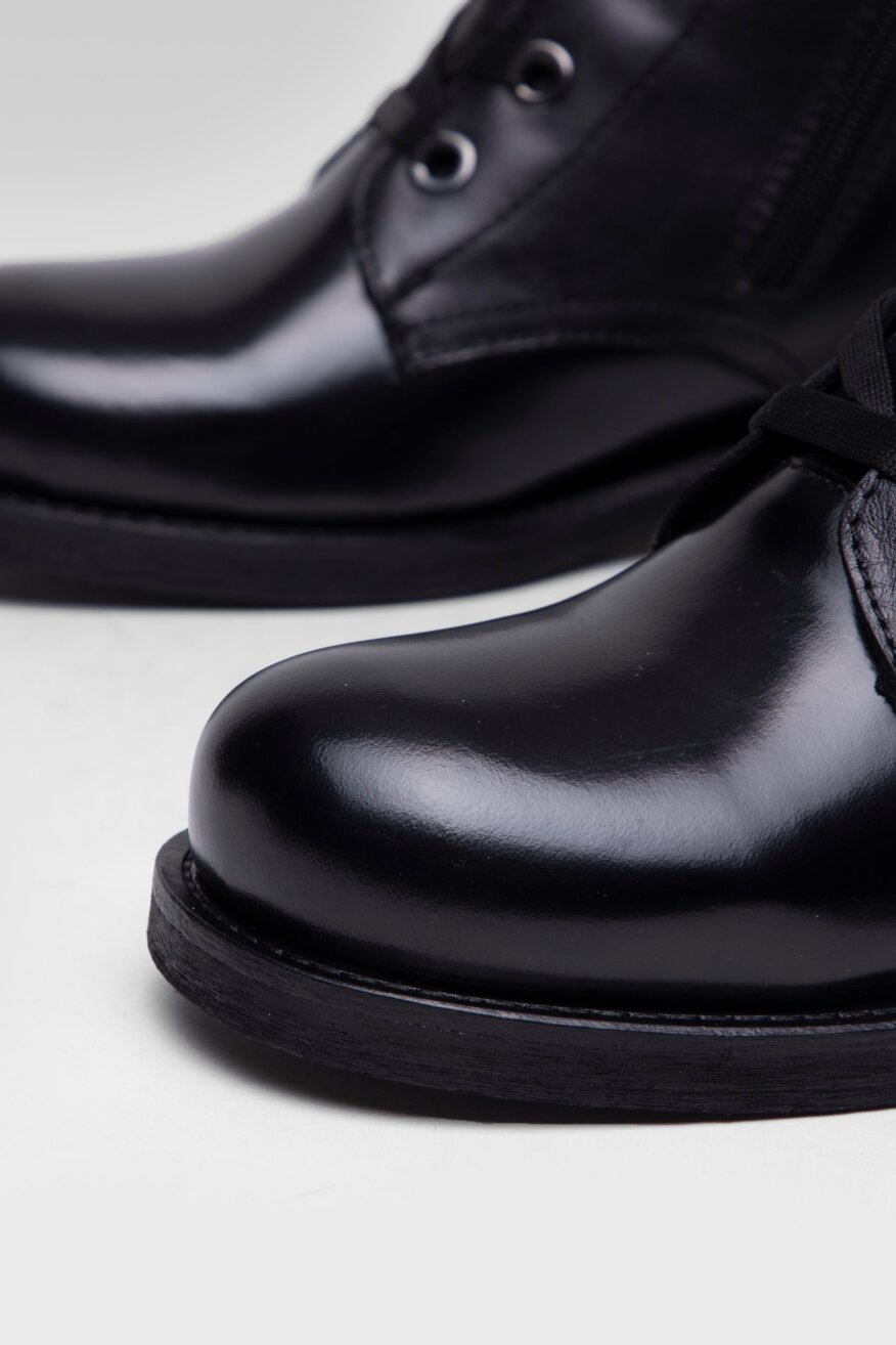 
                Gino Rossi - Skórzane trzewiki czarne - 5903698819303