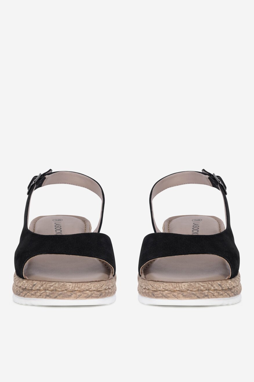 
                Lasocki - Sandały na koturnie - 5905588615835