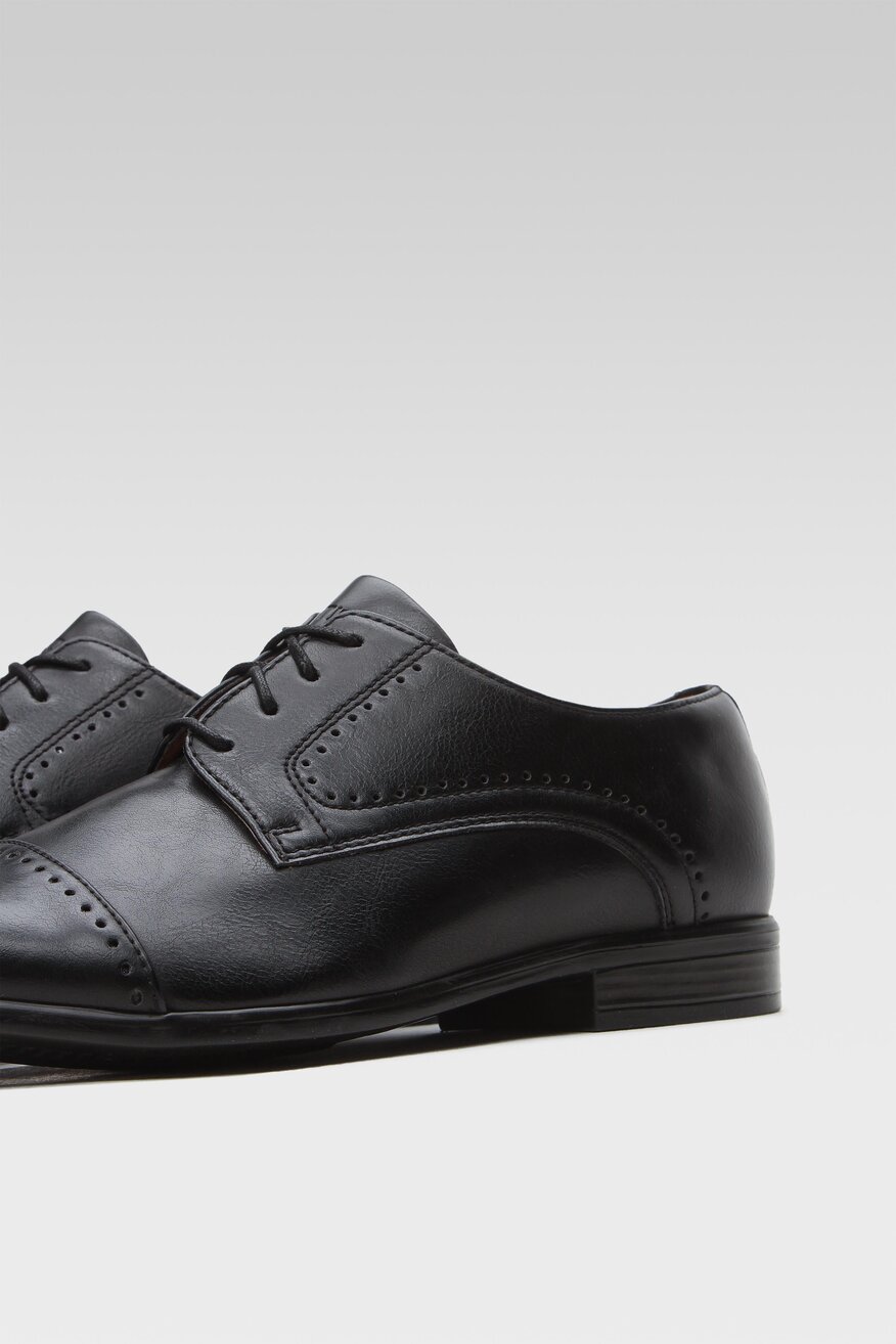 
                Ottimo - Półbuty czarne sznurowane - 5904248405748