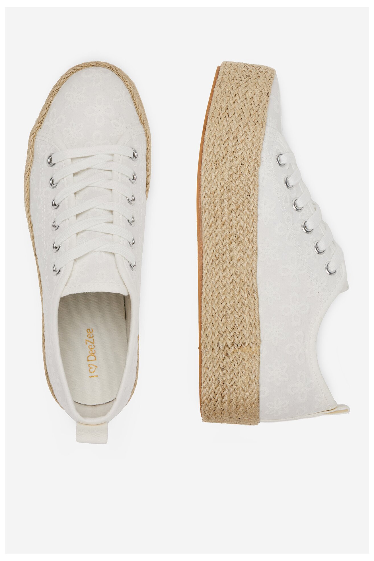 Espadryle DeeZee SH-053 Biały