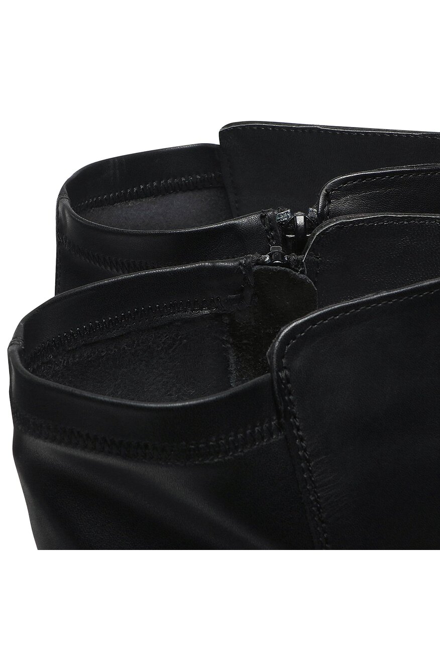 Sergio Bardi - Skórzane kozaki czarne - 5904862040813