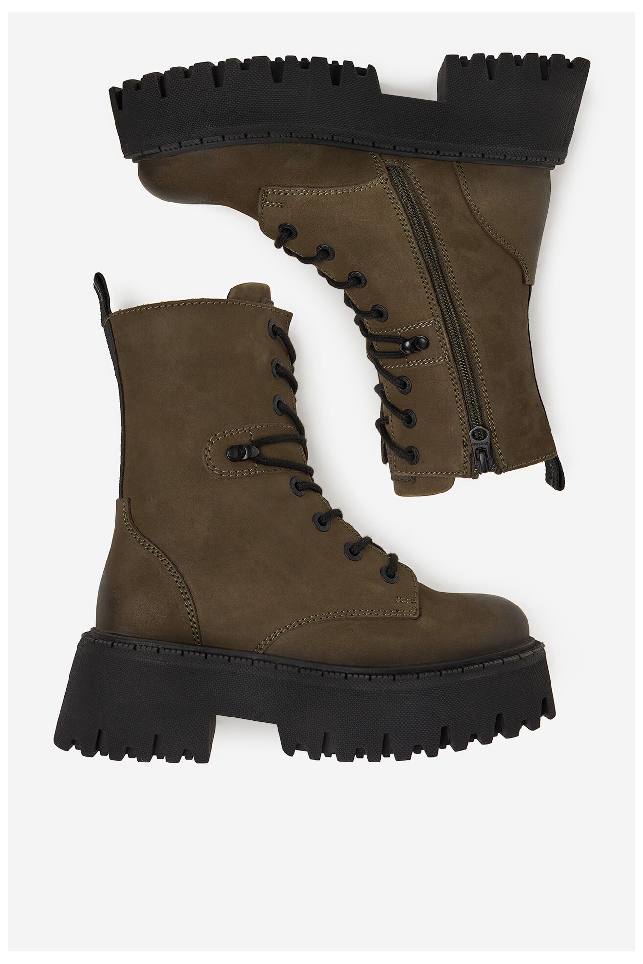 Duboke cipele G-STAR RAW CEO-WI34-MANYA-03 MASLINASTA