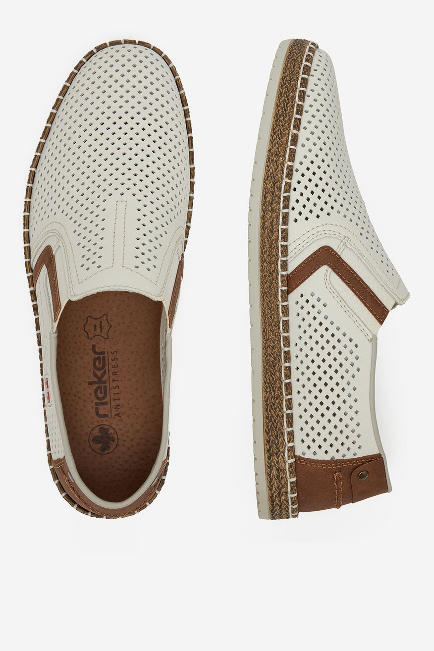 Rieker - Espadryle skórzane - 2230078392433