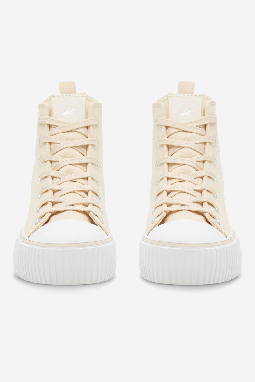 Pantofi pânză Beverly Hills Polo Club BEJ - 5905588326489