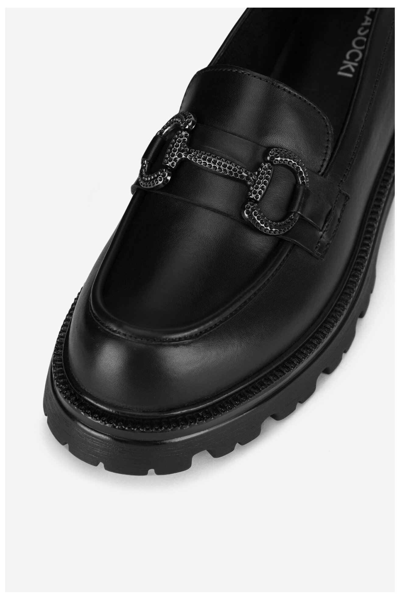 Mokaszin Lasocki WI33-CS538-SANDY-01 FEKETE