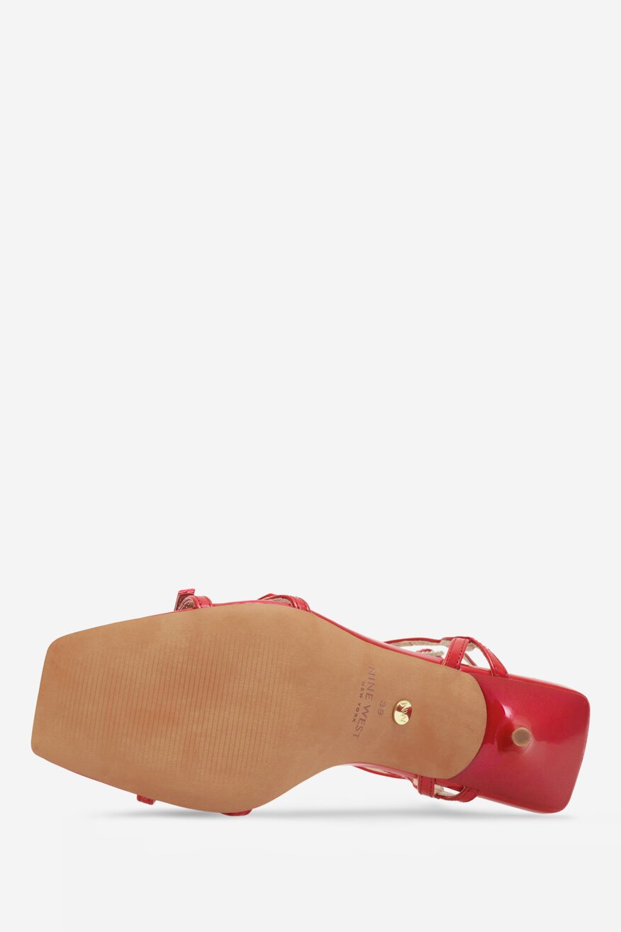 Sandály NINE WEST ČERVENÁ - 5905588473619