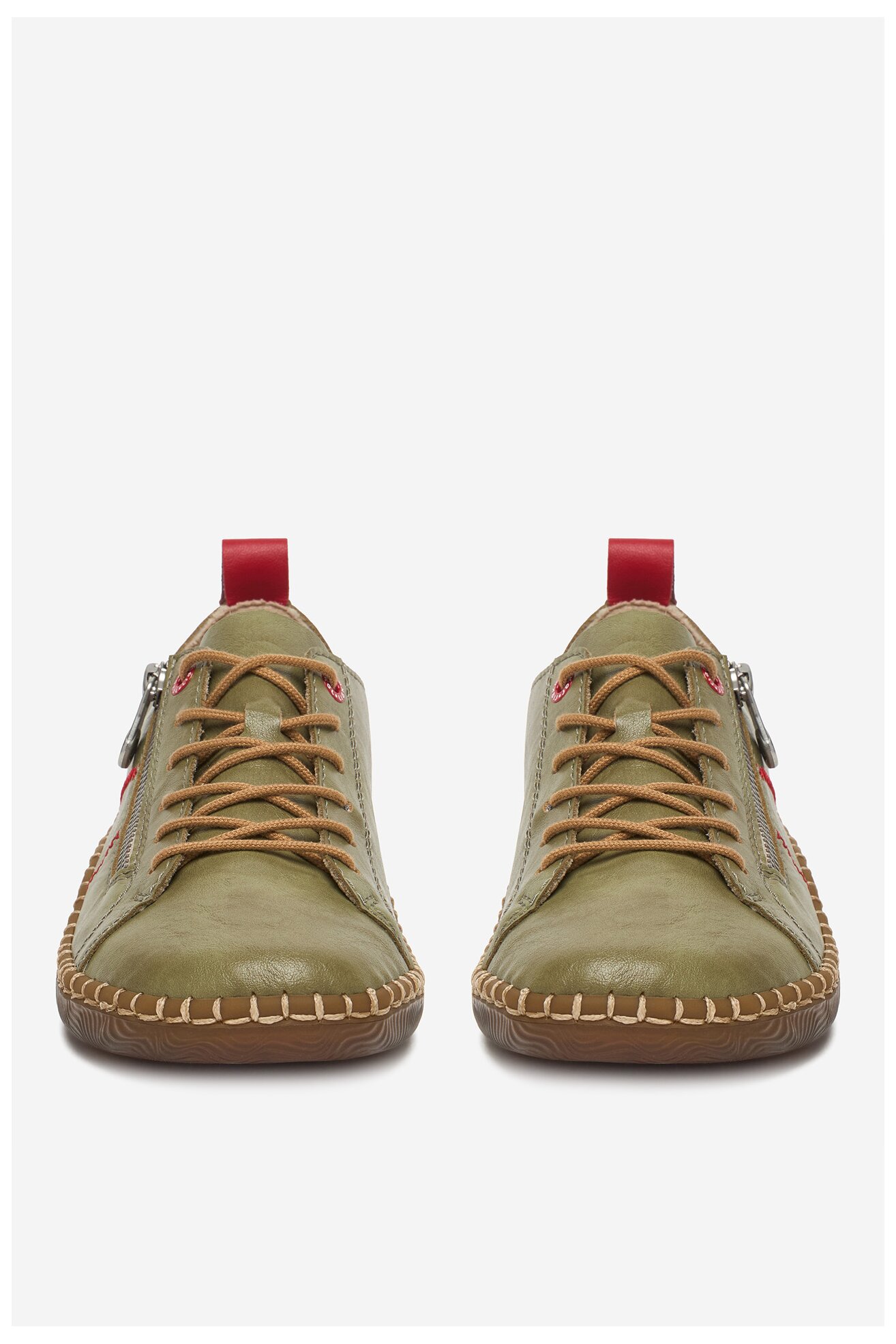 Półbuty Rieker CEO-N2401-54 Zielony