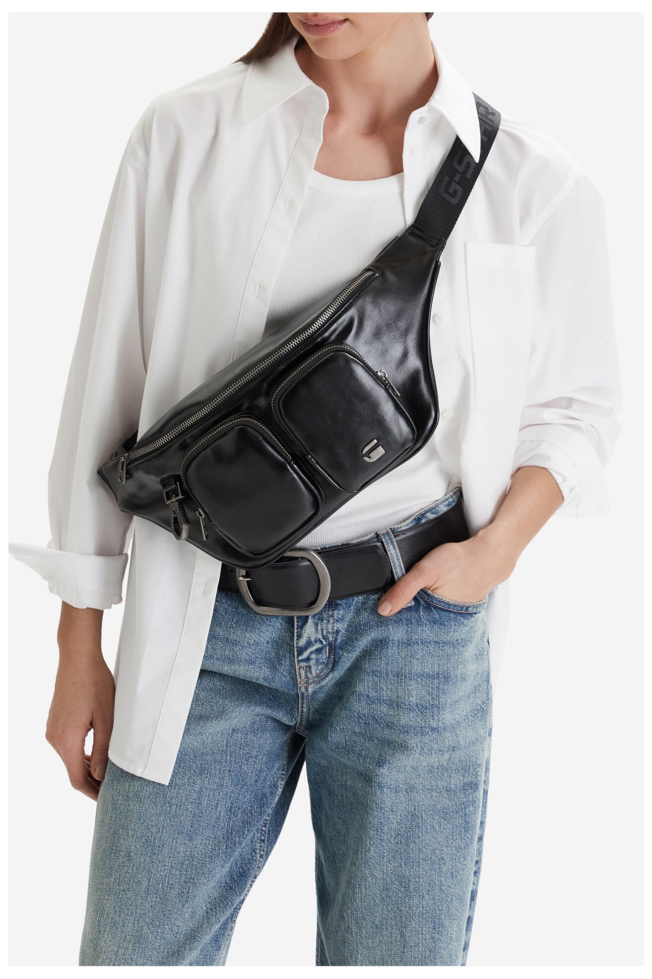 Сумка З Ремінцем G-STAR RAW EO-LDA8478 ЧОРНИЙ