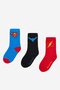 Чорапи Superman CEO-ACCCS-AW25-228WBDC(3-PACK) МИКС