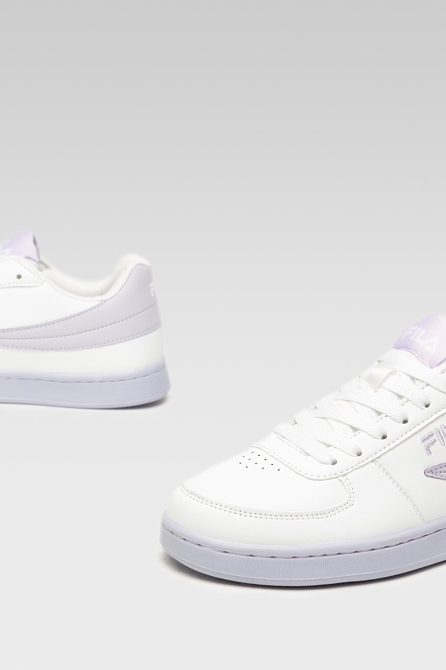 
                Fila - Skórzane obuwie sportowe białe - 5904248747657