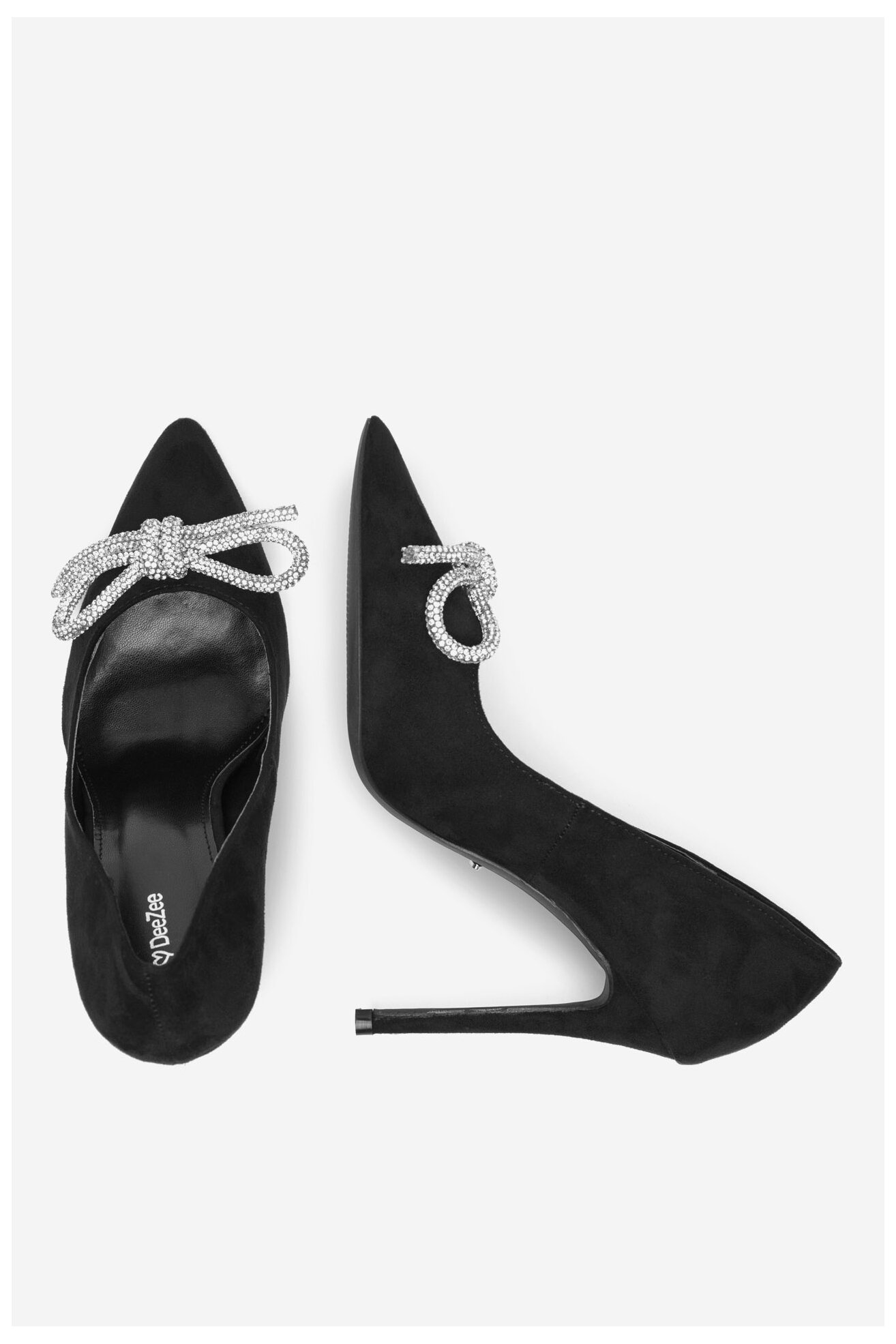 Pantofi cu toc DeeZee HT92831-140 NEGRU