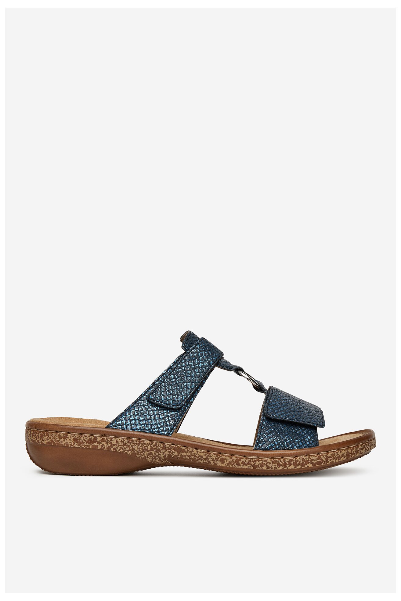 Klapki Rieker 628P9-14 Niebieski