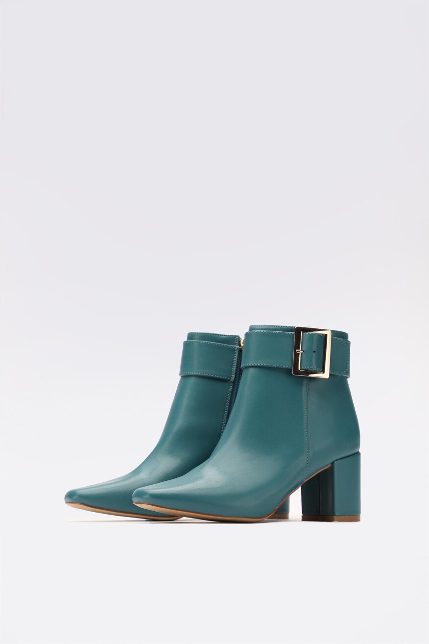 Jenny Fairy - Botki na obcasie niebieskie - 5903698264479